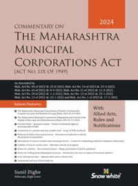 Commentary on THE MAHARASHTRA MUNICIPAL CORPORATIONS ACT ( H / B )